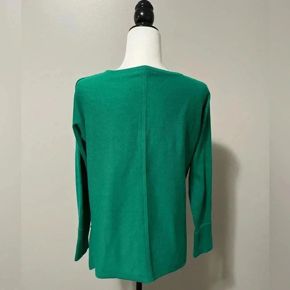 White Stuff Crewneck Green Knit Sweater - Picture 8 of 11